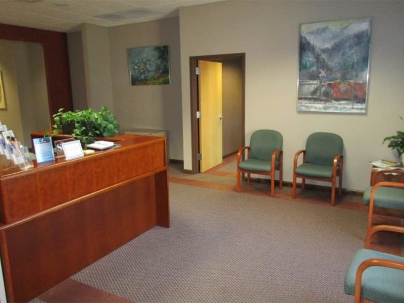 15 Technology Place Suite 1 reception and waiting area